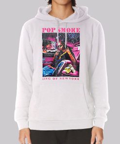 King of New York Pop Smoke Graphic Hoodie King of New York Pop Smoke Graphic Hoodie