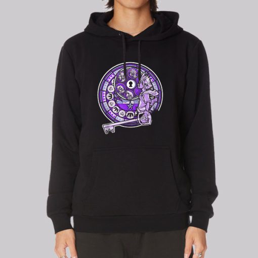 Kingdom Hearts Merch Purple Circle Hoodie