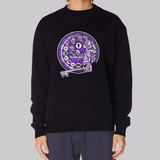 Kingdom Hearts Merch Purple Circle Hoodie