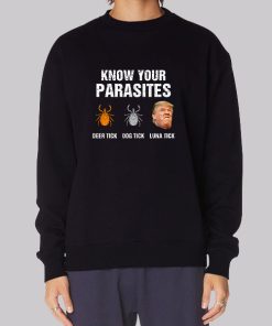 Know Your Parasites Luna Tick Deer Tick Dog Tick Hoodie