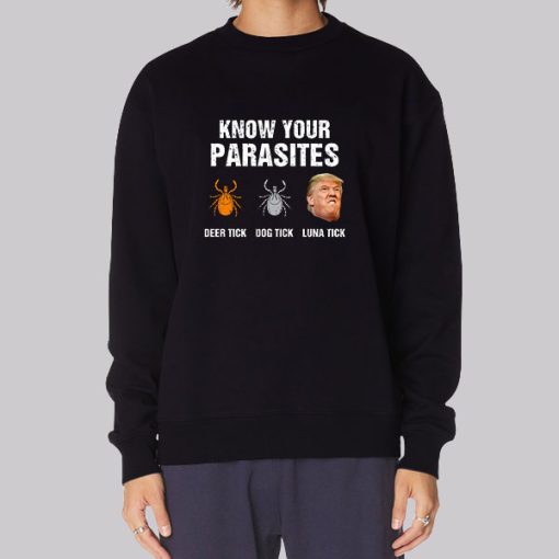 Know Your Parasites Luna Tick Deer Tick Dog Tick Hoodie