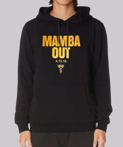 Kobe Bryant 4.13.16 Mamba out Hoodie