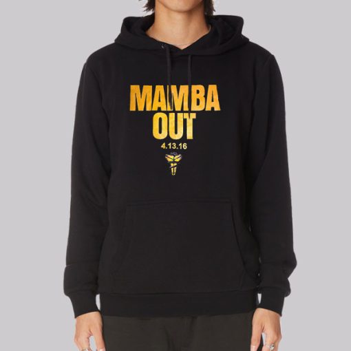 Kobe Bryant 4.13.16 Mamba out Hoodie