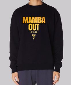 Kobe Bryant 4.13.16 Mamba out Hoodie