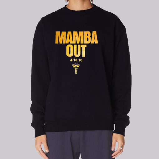 Kobe Bryant 4.13.16 Mamba out Hoodie