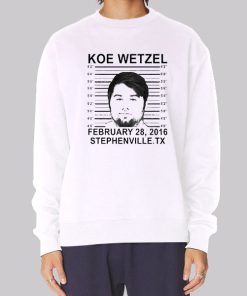 Koe Wetzel Mugshot Funny Hoodie