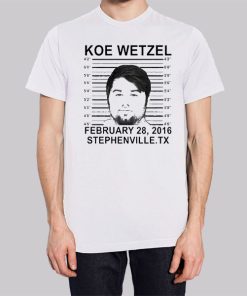 Koe Wetzel Mugshot Funny Hoodie 3