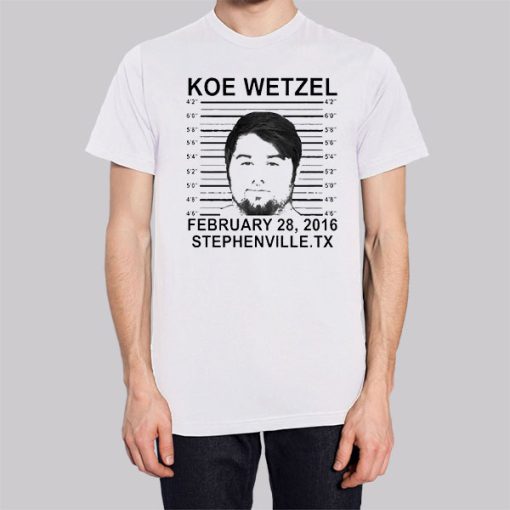 Koe Wetzel Mugshot Funny Hoodie