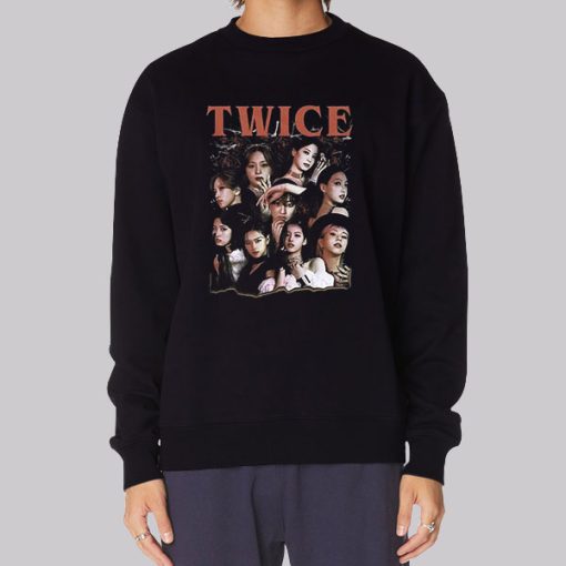 Kpop Girl Group Vintage Style Twice Hoodie