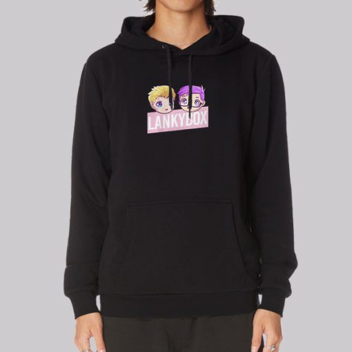 Lankybox Merch Cute Face Cartoon Hoodie