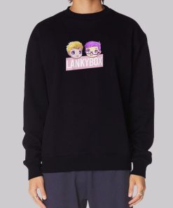Lankybox Merch Cute Face Cartoon Hoodie