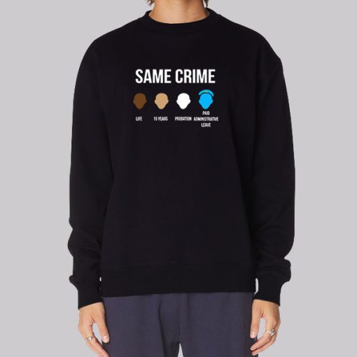 Lebron James Same Crime Hoodie