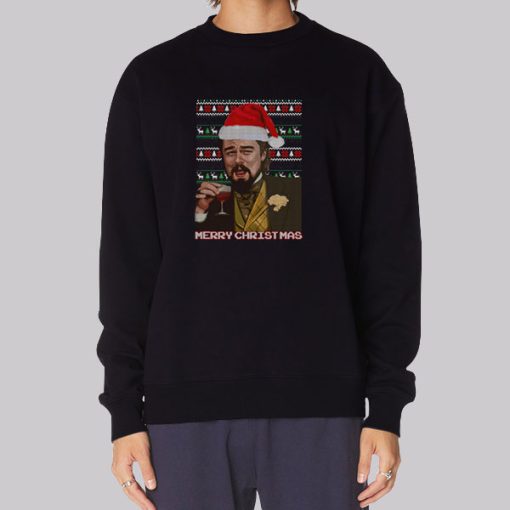 Leonardo Dicaprio Laughing Meme Christmas Hoodie