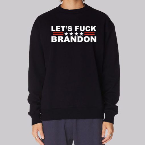 Lets Fuck Brandon Political Hoodie