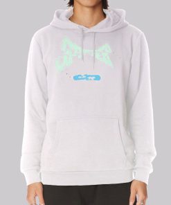 Letter Blue Sp5der Hoodie