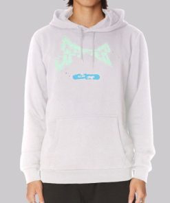 Letter Blue Sp5der Hoodie 4