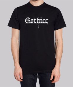 Letter Design Gothicc Hoodie 3