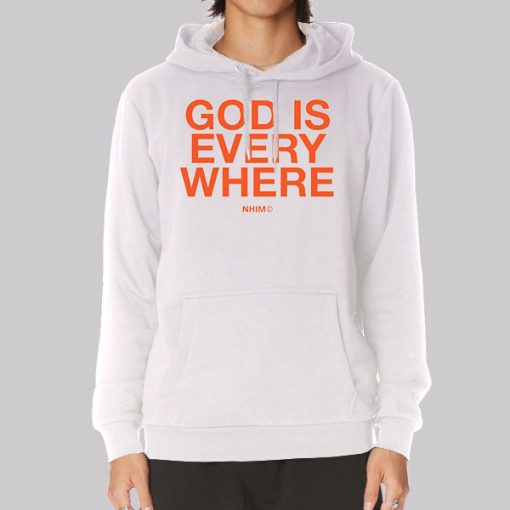 Letter God Is Everywhere Hoodie