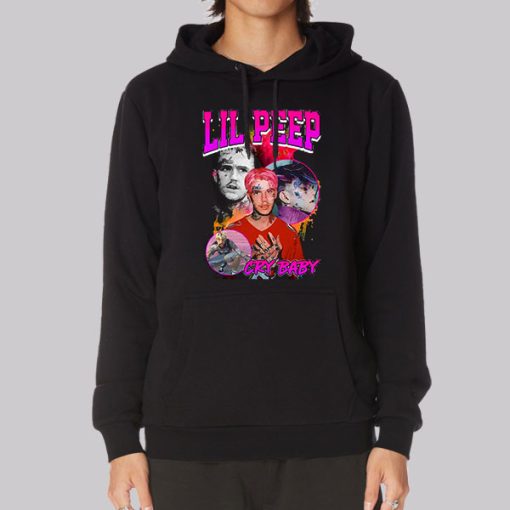 Lil Peep Cry Baby Vintage Retro 90s Hoodie