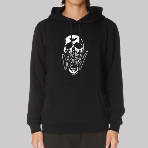 Lilhuddy Merch Lilhuddy Skull Hoodie