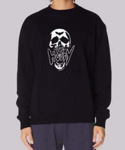 Lilhuddy Merch Lilhuddy Skull Hoodie