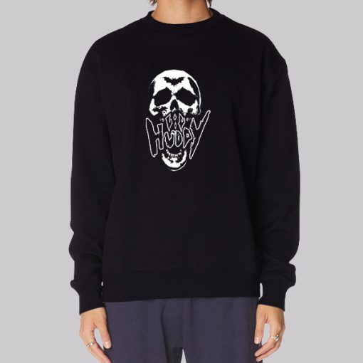 Lilhuddy Merch Lilhuddy Skull Hoodie