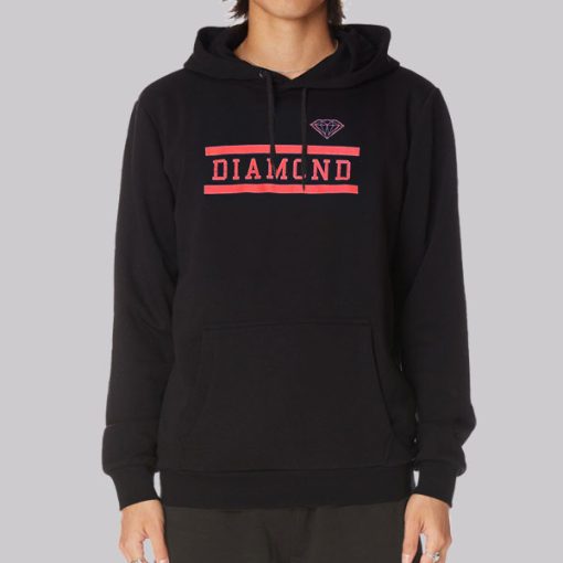 Line Red Diamond Hoodie