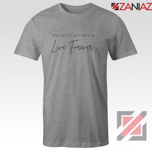 Live Forever Lyric Oasis T-shirt