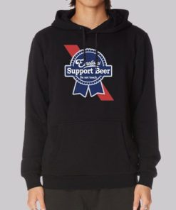 Logo Emotional Support Beer Hoodie 4