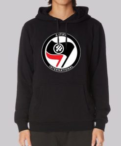 Logo Flag International Antifa Hoodie 4