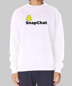 Logo Graphic Snapchat Hoodie