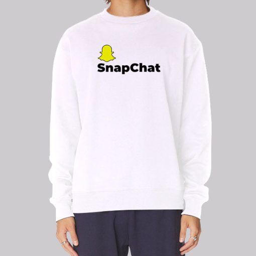 Logo Graphic Snapchat Hoodie