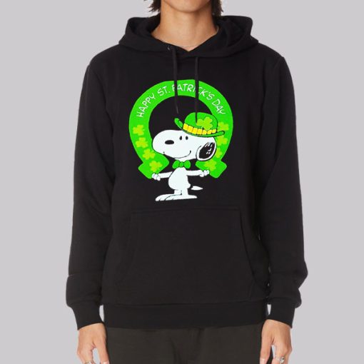 Logo Happy St Patrick’s Day Snoopy Hoodie