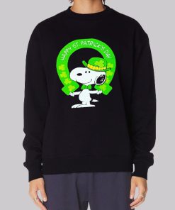 Logo Happy St Patrick’s Day Snoopy Hoodie