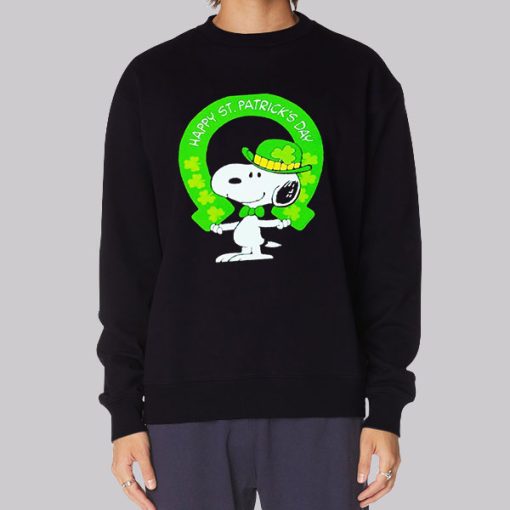 Logo Happy St Patrick’s Day Snoopy Hoodie