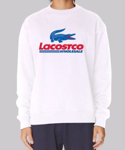 Logo Parody Lacostco Wholesale Costco Hoodie