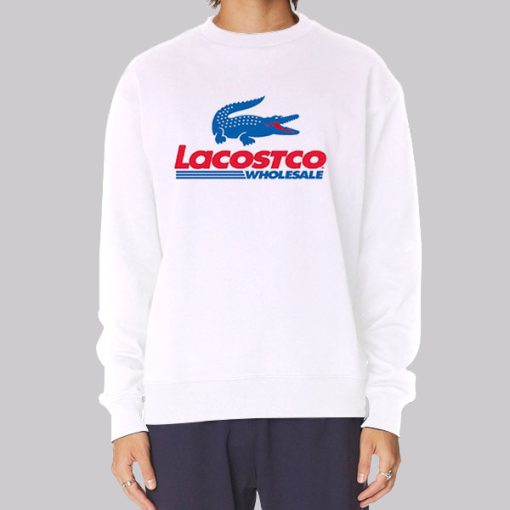 Logo Parody Lacostco Wholesale Costco Hoodie