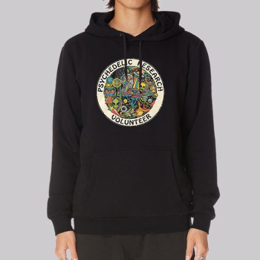 Logo Research Volunteer Psychedelic Hoodies