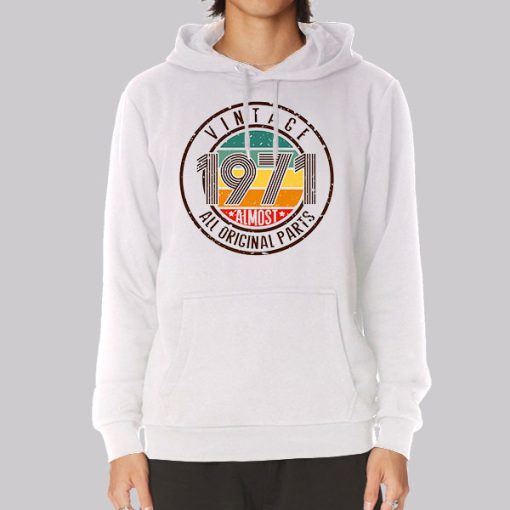 Logo Retro Vintage 1971 Hoodie