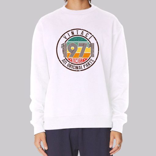 Logo Retro Vintage 1971 Hoodie