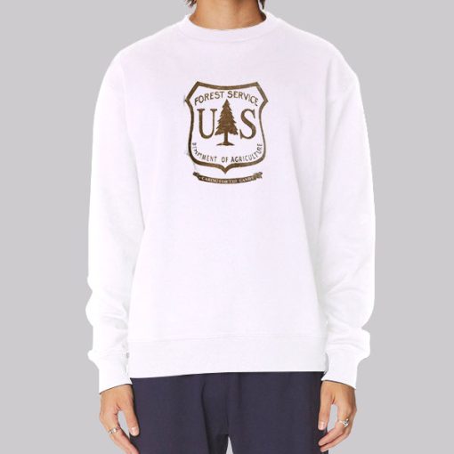 Logo Us Forest Service Merch Hoodie