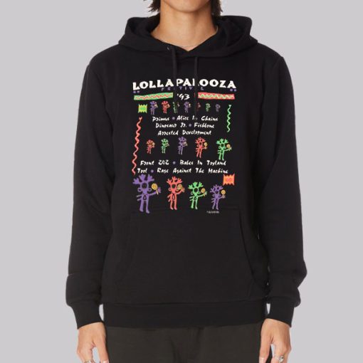 Lollapalooza 1993 Alice in Chains Hoodie