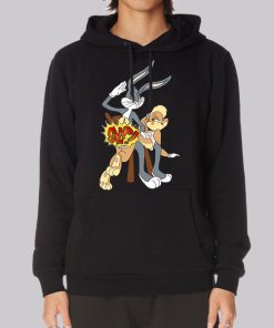 Looney Tunes Slap Bugs Bunny and Lola Hoodie Looney Tunes Slap Bugs Bunny and Lola Hoodie