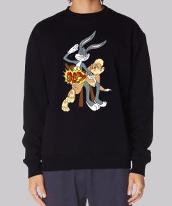 Looney Tunes Slap Bugs Bunny and Lola Hoodie