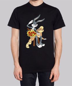 Looney Tunes Slap Bugs Bunny and Lola Hoodie 3