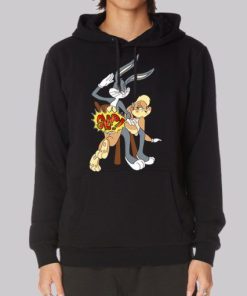 Looney Tunes Slap Bugs Bunny and Lola Hoodie 4