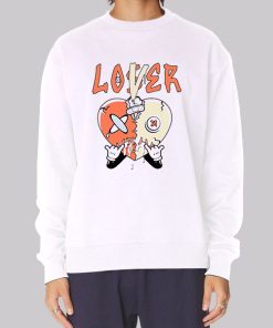 Loser Lover Drip Heart Crimson Bliss Hoodie