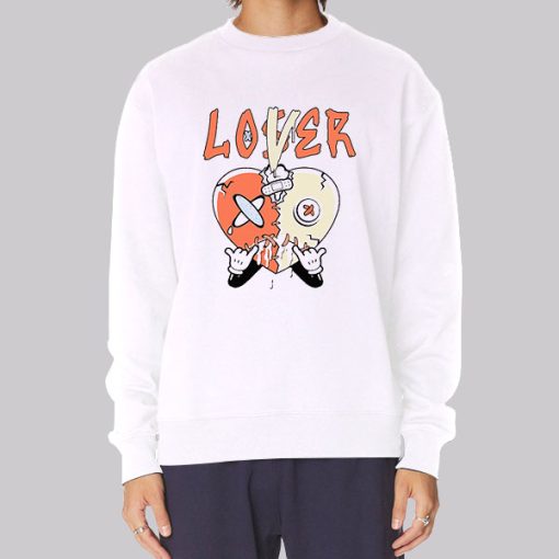 Loser Lover Drip Heart Crimson Bliss Hoodie