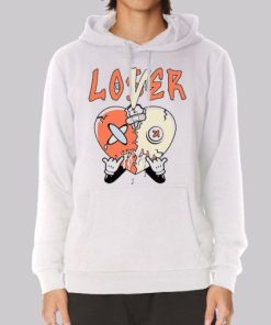Loser Lover Drip Heart Crimson Bliss Hoodie 4