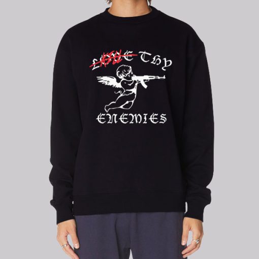 Love Thy Enemies Get Back Gang Hoodie